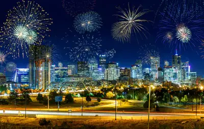new year in  denver